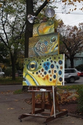 Brown trout "street art" Brown trout "street art"