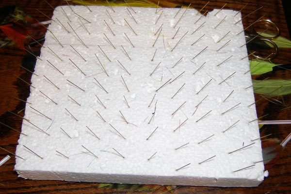 One of Don's Spike Blocks used to store sets of cheek, wings and ready to go assemblies. One of Don's Spike Blocks used to store sets of cheek, wings and ready to go assemblies.